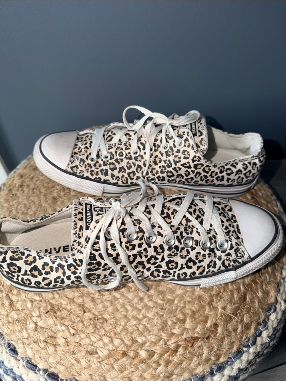 Converse All Stars Leopard Print Sneakers - Picture 7 of 7